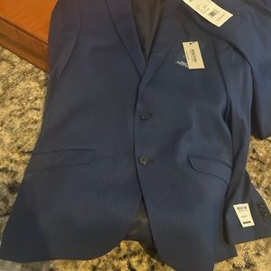 2 piece Kenneth Cole blue pin striped suit